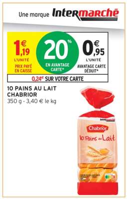 10 PAINS AU LAIT CHABRIOR