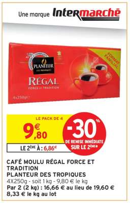 Café Moulu Régal Force et Tradition
