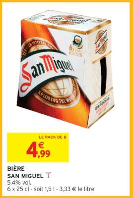 BIÈRE SAN MIGUEL