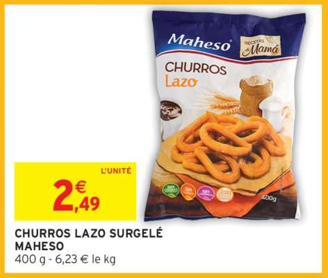 CHURROS LAZO SURGELÉ MAHESO