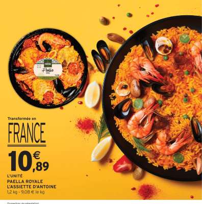 PAELLA ROYALE L'ASSIETTE D'ANTOINE