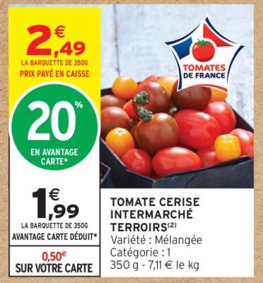 TOMATE CERISE INTERMARCHÉ TERROIRS