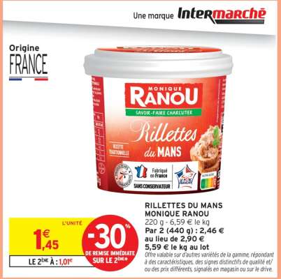 RILLETTES DU MANS MONIQUE RANOU