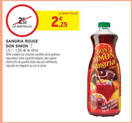 Sangria Rouge Don Simon