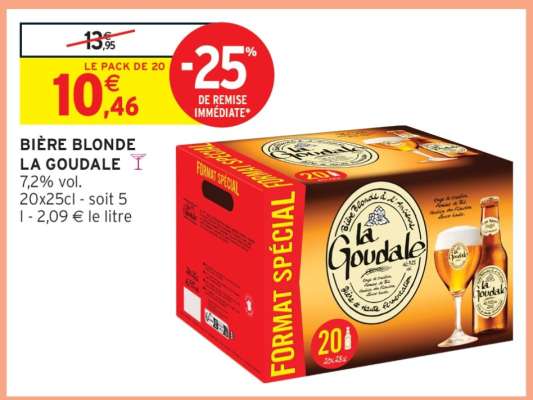 BIÈRE BLONDE 'LA GOUDALE'