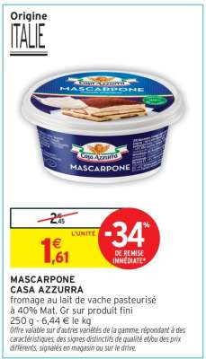 MASCARPONE "CASA AZZURRA"
