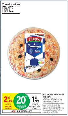 PIZZA 4 FROMAGES FIORINI