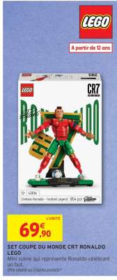 SET COUPE DU MONDE CR7 RONALDO LEGO