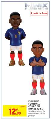 Figurine Football Coupe du Monde 12 cm