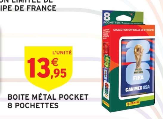 BOITE MÉTAL POCKET 8 POCHETTES