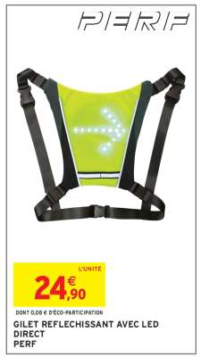 Gilet réfléchissant avec LED Direct Perf