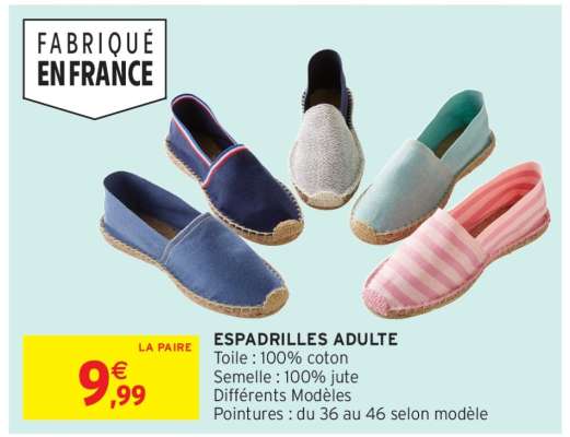ESPADRILLES ADULTE