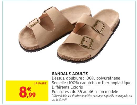 SANDALE ADULTE