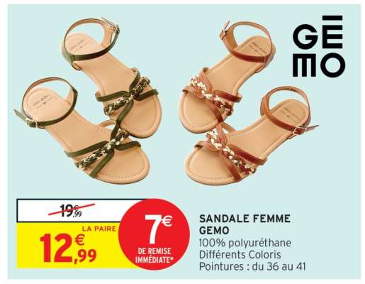 SANDALE FEMME GEMO