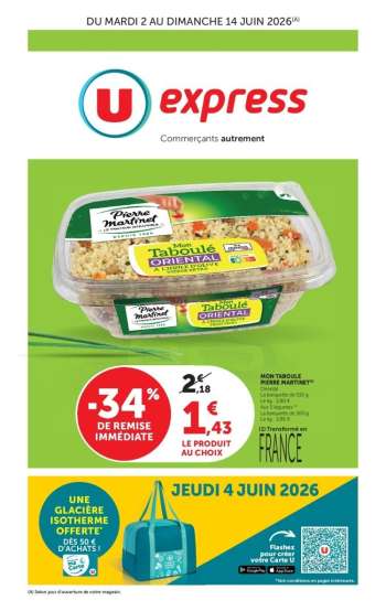 Catalogue U express - 02/06/2026 - 14/06/2026.