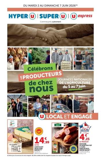 Catalogue Magasins U - 02/06/2026 - 07/06/2026.