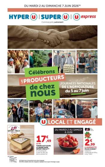 Catalogue Magasins U - 02/06/2026 - 07/06/2026.