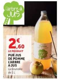 PUR JUS DE POMME L'ARBRE A JUS