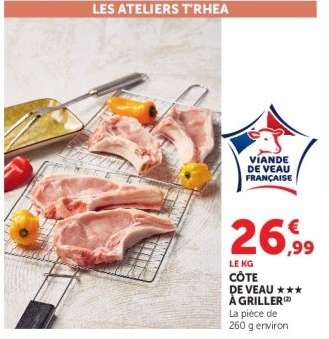 CÔTE DE VEAU À GRILLER