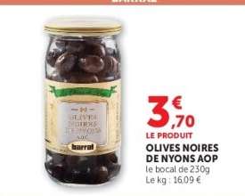 Olives Noires de Nyons AOP