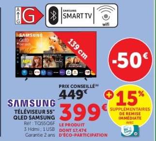 SAMSUNG TÉLÉVISEUR 55'' QLED