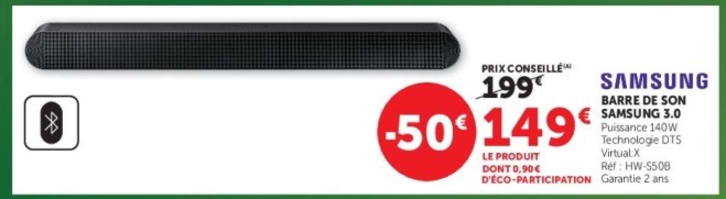 BARRE DE SON SAMSUNG 3.0