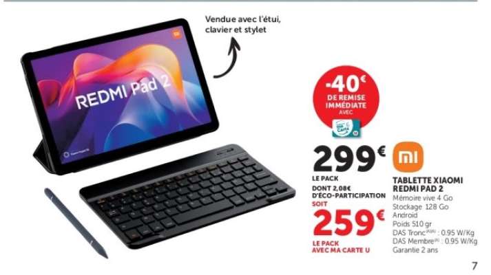 TABLETTE XIAOMI REDMI PAD 2