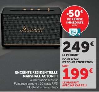 ENCEINTE RESIDENTIELLE MARSHALL ACTON III