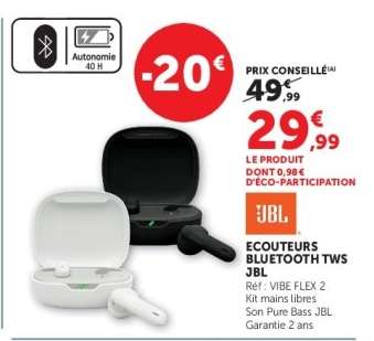 ECOUTEURS BLUETOOTH TWS JBL