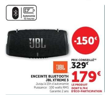 ENCEINTE BLUETOOTH JBL XTREME 3
