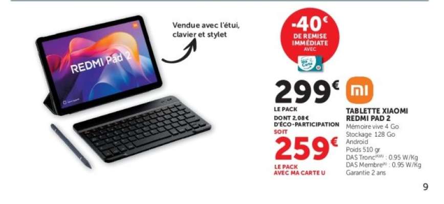 TABLETTE XIAOMI REDMI PAD 2