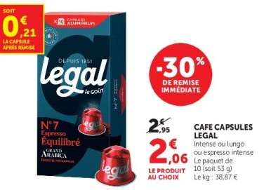 CAFE CAPSULES LEGAL