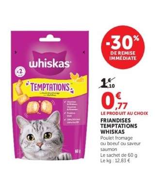 Friandises Temptations Whiskas