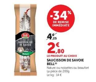 Saucisson De Savoie Bell