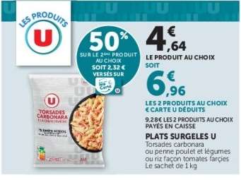 Plats Surgelés U