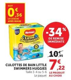 Culottes de bain Little Swimmers HUGGIES