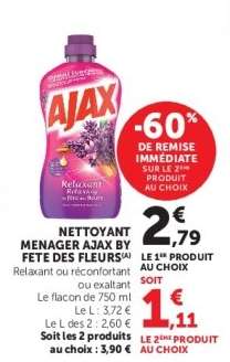 NETTOYANT MENAGER AJAX BY FETE DES FLEURS