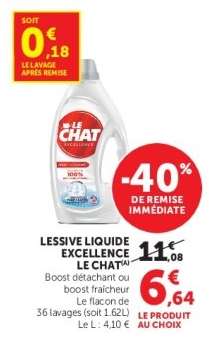 LESSIVE LIQUIDE EXCELLENCE LE CHAT