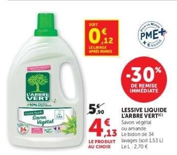 Lessive liquide L'ARBRE VERT
