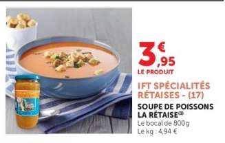 SOUPE DE POISSONS “LA RÉTAISE”