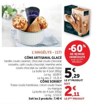 L'ANGÉLYS CÔNE ARTISANAL GLACÉ