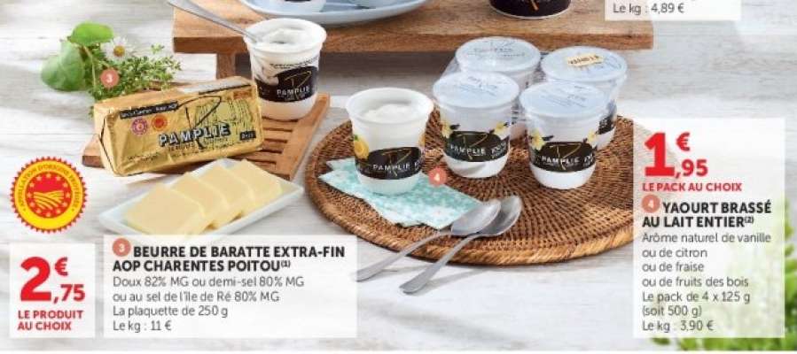 BEURRE DE BARATTE EXTRA-FIN AOP CHARENTES POITOU