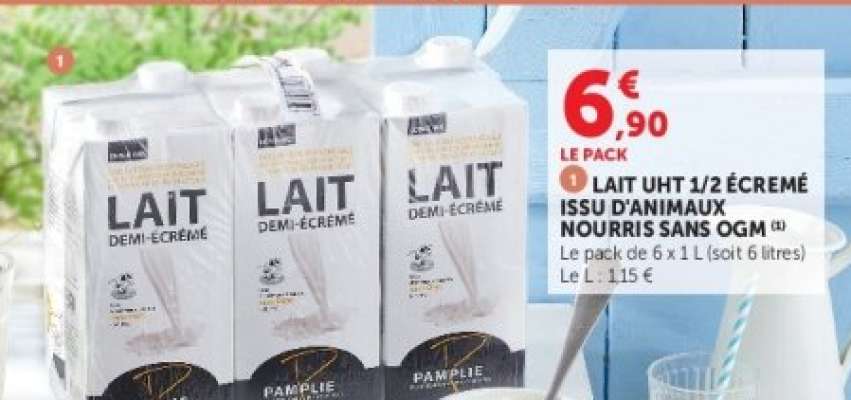 Lait UHT 1/2 Écrémé