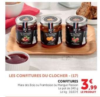 LES CONFITURES DU CLOCHER