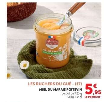 MIEL DU MARAIS POITEVIN