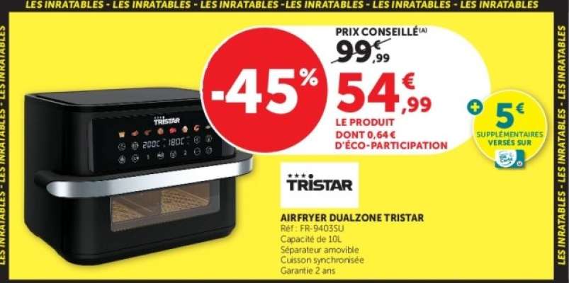 AIRFRYER DUALZONE TRISTAR