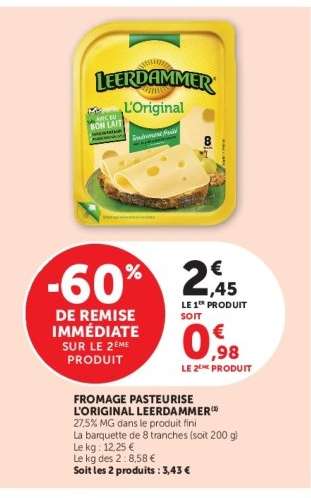 Fromage Pasteurisé L'Original Leerdammer