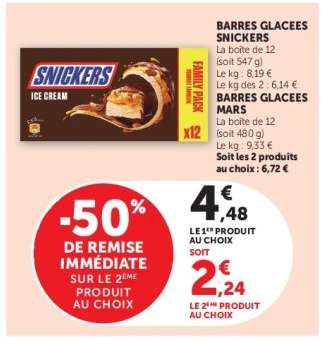 Barres Glacées Snickers