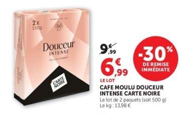 Café Moulu Douceur Intense Carte Noire