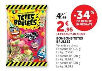 BONBONS "TÊTES BRÛLÉES"